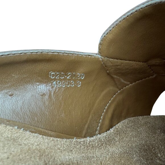 Vintage Worthington‎ Tan Leather Slip-On Mules Small Heel Women's Size 8M - Picture 11 of 11